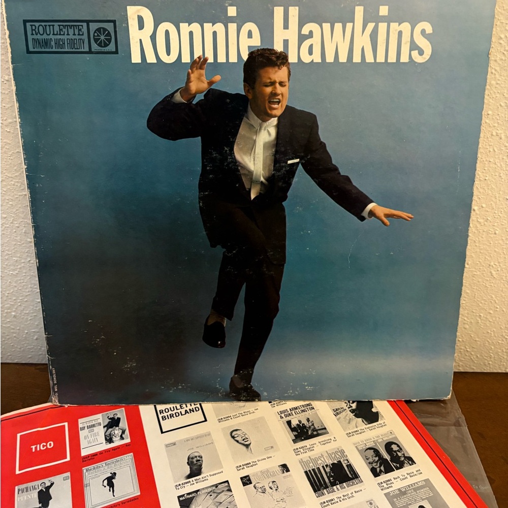 Roulette Blue and Black Vinyl Record Album Cover